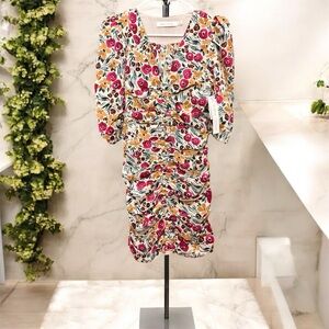 Anthropology bishop + young Multicolor Floral Midi Dress